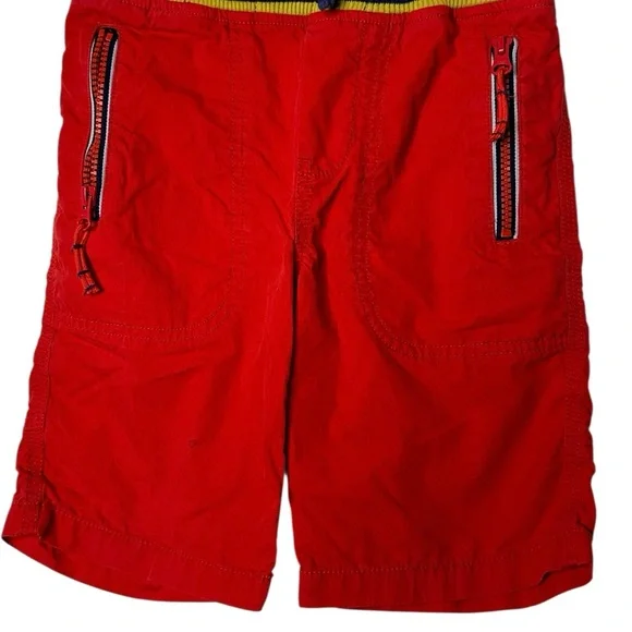 Mini Boden Bottoms Mini Boden Bright Red Kids Cargo Shorts